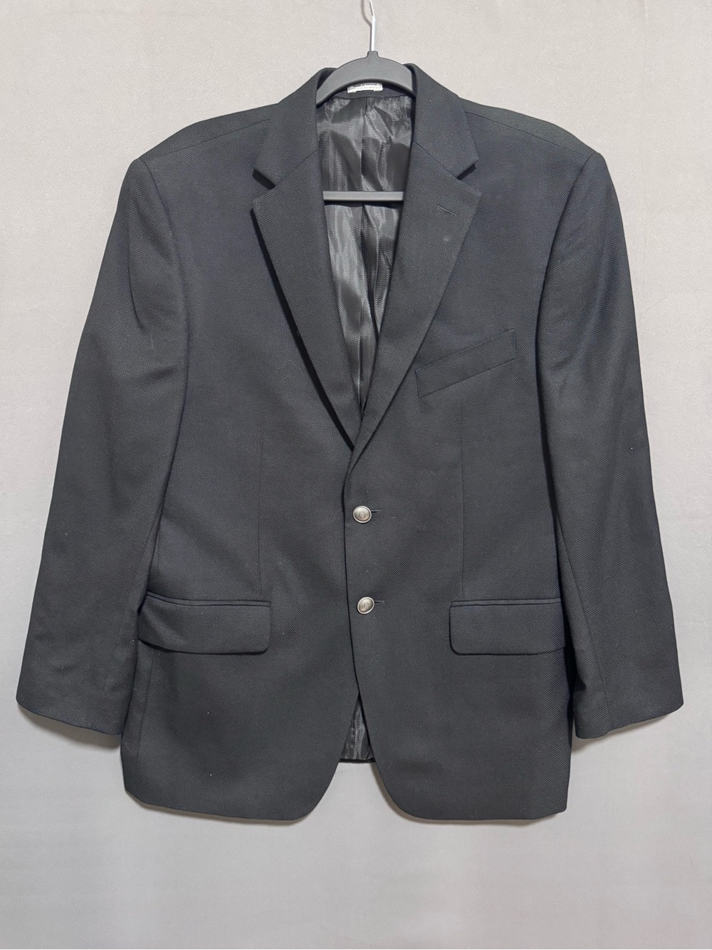 MINT Joseph Abboud Heritage Blazer 40S Black Italian Reda Wool Jacket Like New